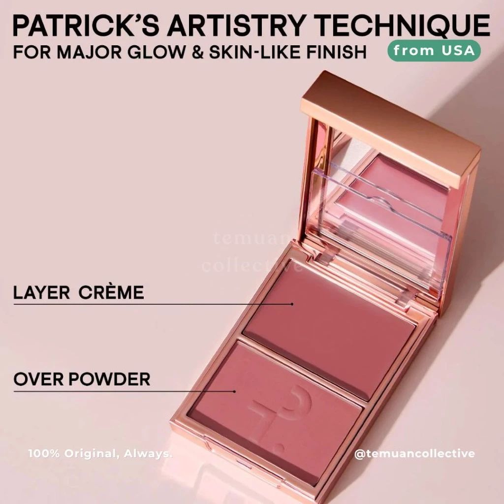 PATRICK TA Major Headlines Double Take Crème & Powder Blush Duo