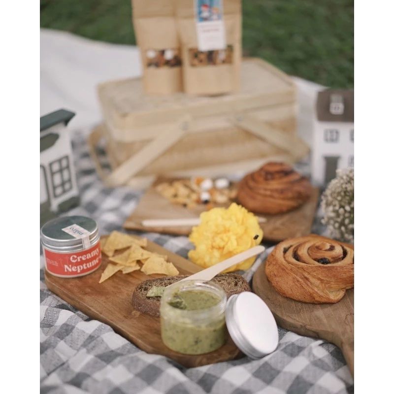 Crinkle Gingham Picnic Mat Cloth