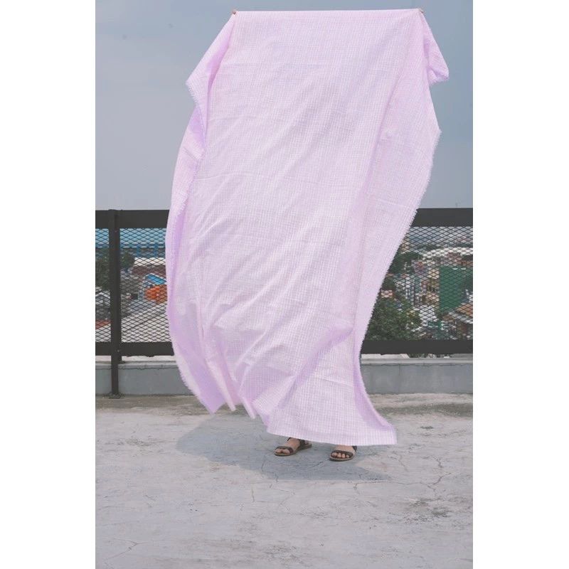 Crinkle Gingham Picnic Mat Cloth