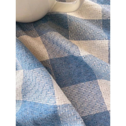Crinkle Gingham Picnic Mat Cloth