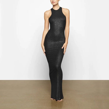 SKIMS Soft Lounge Shimmer Racerback Dress