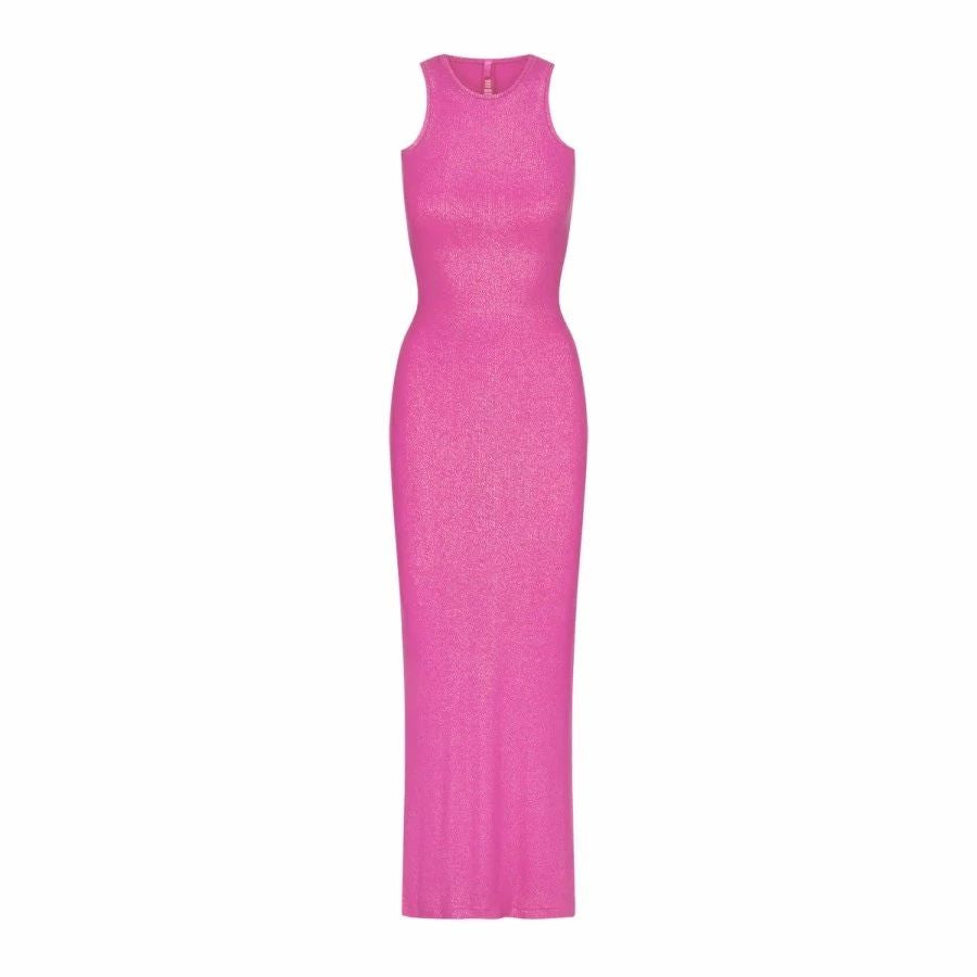 SKIMS Soft Lounge Shimmer Racerback Dress