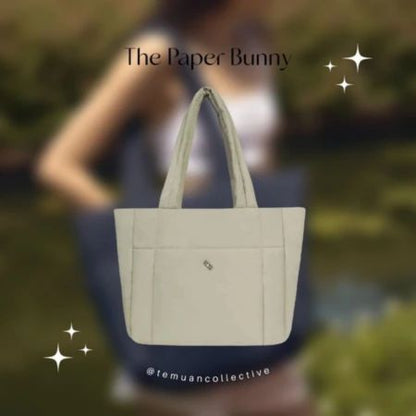 The Paper Bunny Puffer Shopper Bag