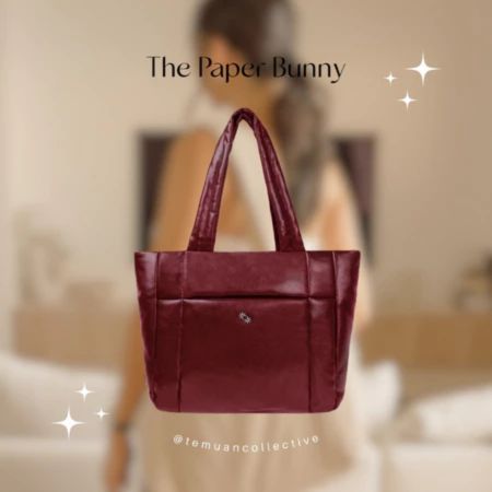 The Paper Bunny Puffer Shopper Bag
