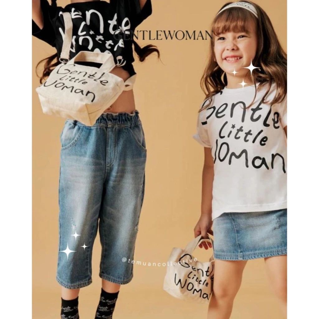 Gentle Little Woman Micro Canvas Tote Bag