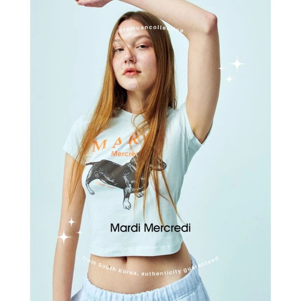 MARDI MERCREDI Cropped TShirt FlowerMardi, Ddanji, Classoc