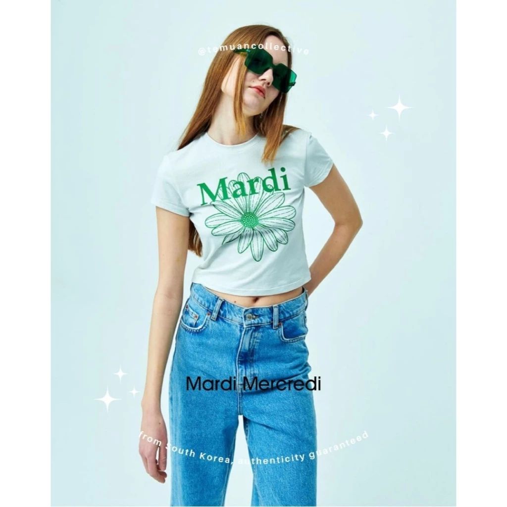 MARDI MERCREDI Cropped TShirt FlowerMardi, Ddanji, Classoc