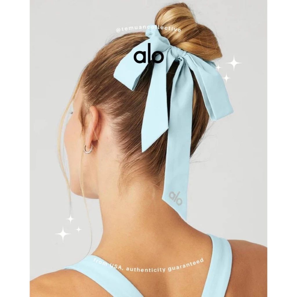 Alo Yoga Love Knots Tie Scrunchie