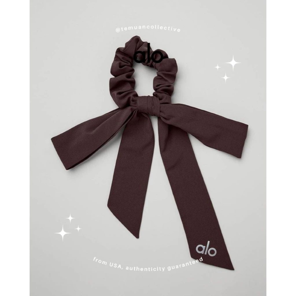 Alo Yoga Love Knots Tie Scrunchie