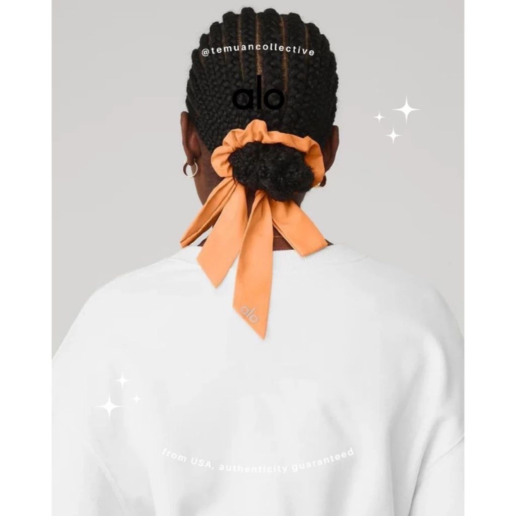 Alo Yoga Love Knots Tie Scrunchie