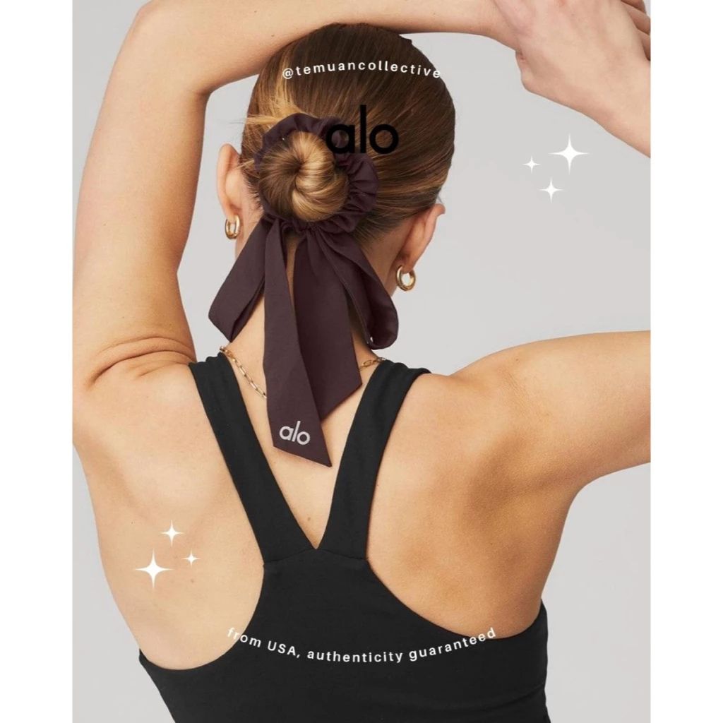 Alo Yoga Love Knots Tie Scrunchie