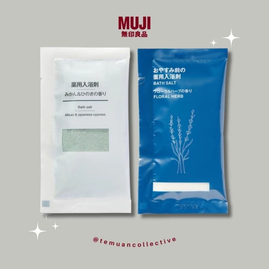 MUJI Japan Medicinal Night Time Bath Salt for Good Sleep