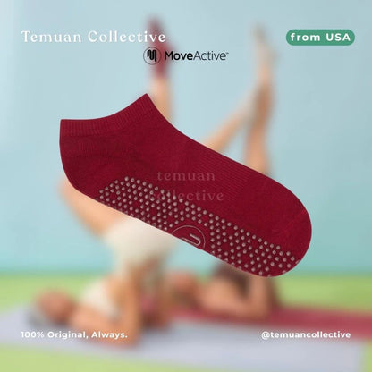 MoveActive Classic Low Rise Grip Pilates Socks