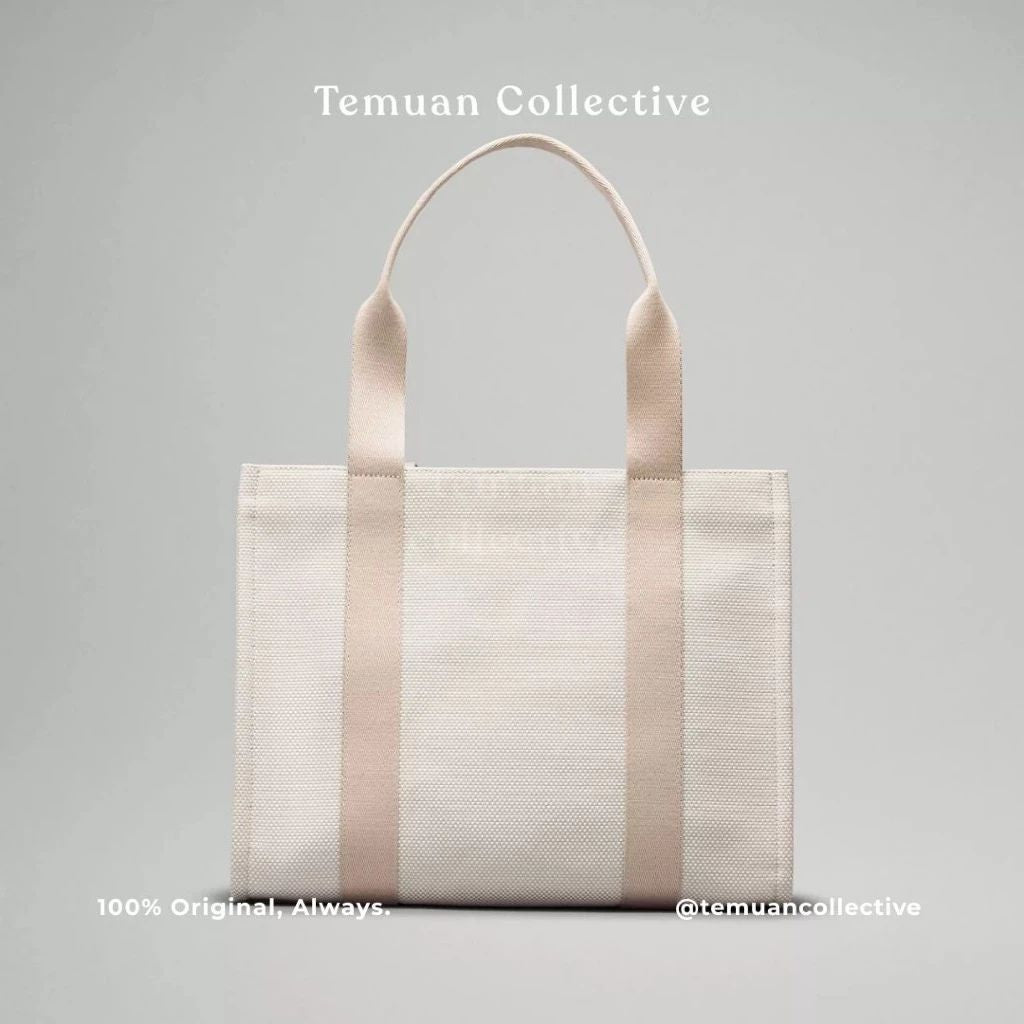 Lululemon Two-Tone Canvas Mini Tote Bag 4.5L & 10L