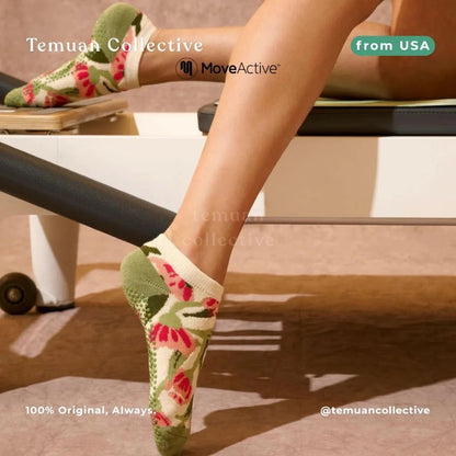 MoveActive Classic Low Rise Grip Pilates Socks