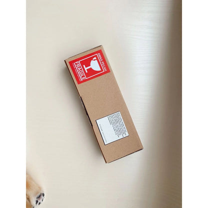 Glass Straws Set with Brsush Transparent Eco-friendly