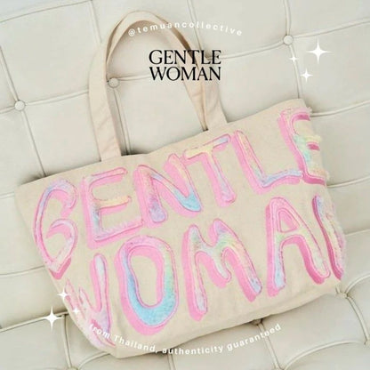 ENTLE WOMAN Rainbow Transcendent Tote Bag