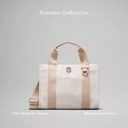 Lululemon Two-Tone Canvas Mini Tote Bag 4.5L & 10L