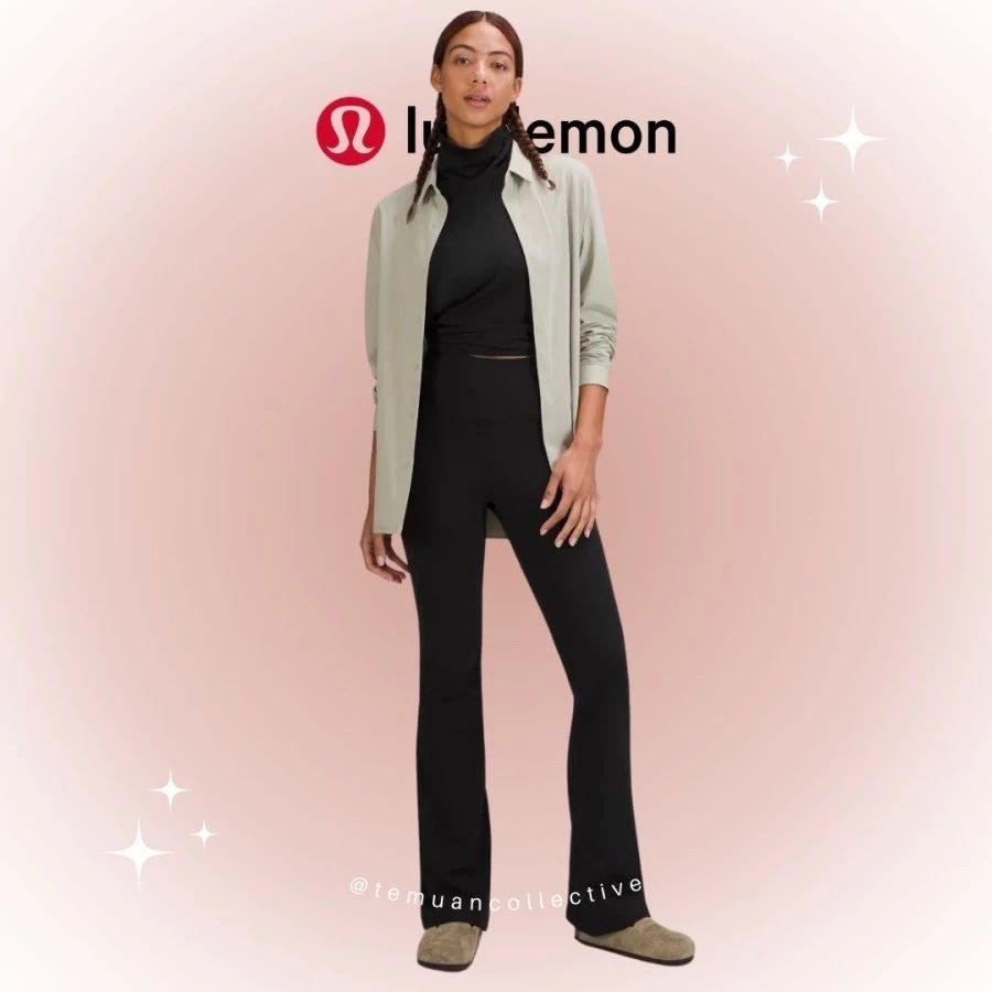 Lululemon Groove Super High Rise Flared Pant Nulu Bootcut Legging