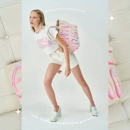 ENTLE WOMAN Rainbow Transcendent Tote Bag