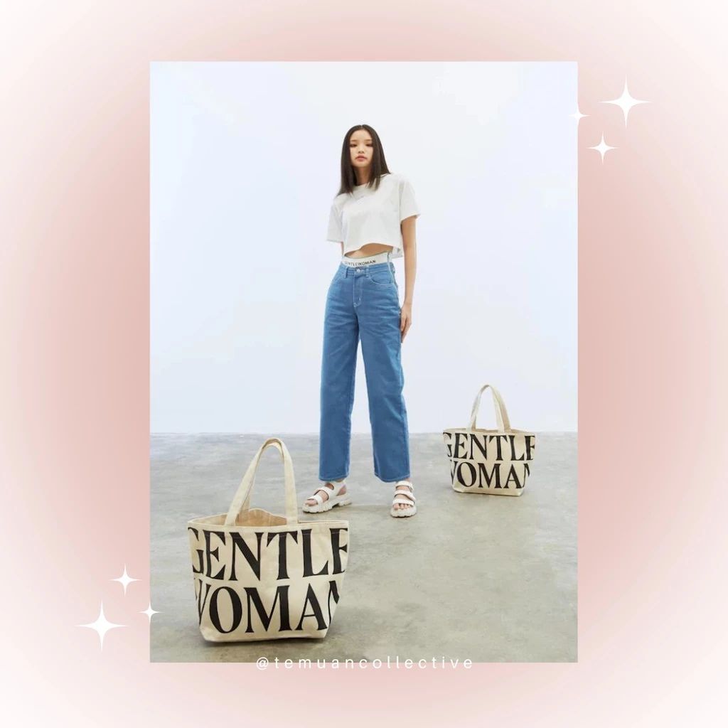 Gentle Woman Canvas Tote Bag