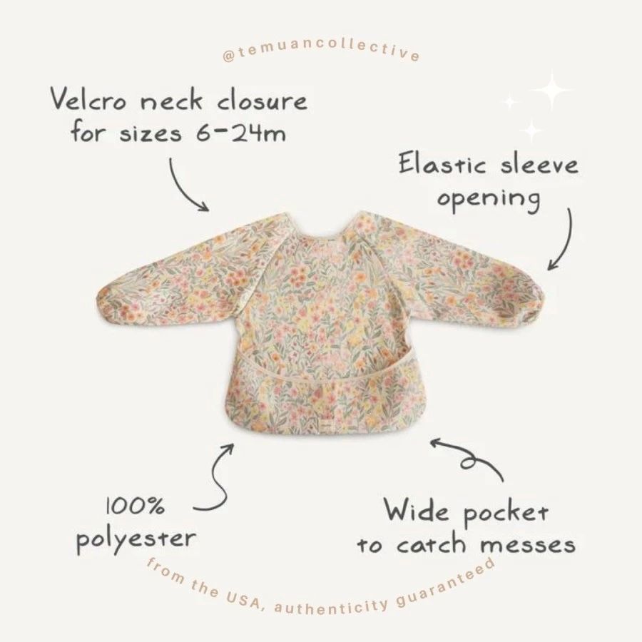 MUSHIE Long Sleeve Bib