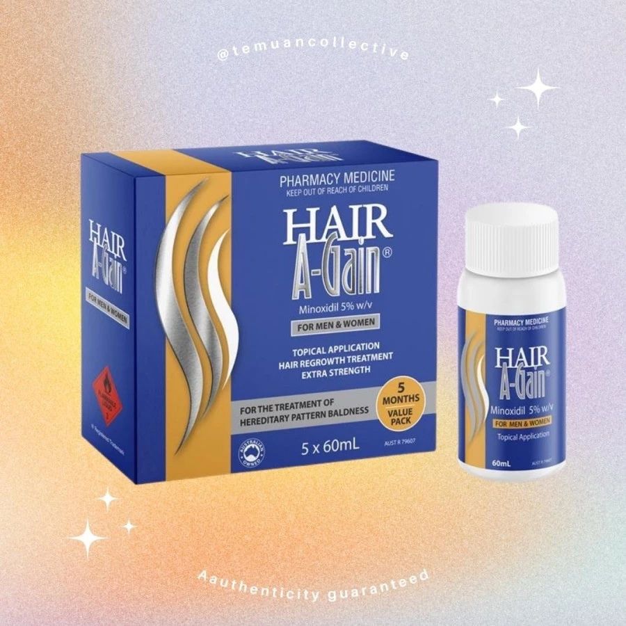 A-Gain Rogaine Gro Hair Minoxidil 5% Solution