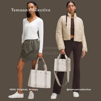 Lululemon Two-Tone Canvas Mini Tote Bag 4.5L & 10L