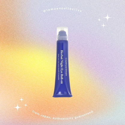 Country & Stream Herbal Night Eye Roll-on with Honey Retinol & Jojoba Seed Oil