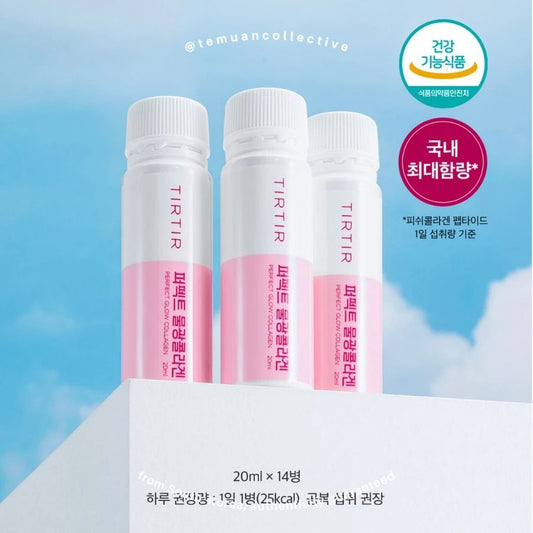 TIRTIR Perfect Glow Collagen 20ml 14 bottles Super Collagen Ampoule Drink