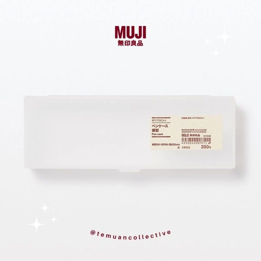 MUJI Polypropylene Pen Case Horizontal