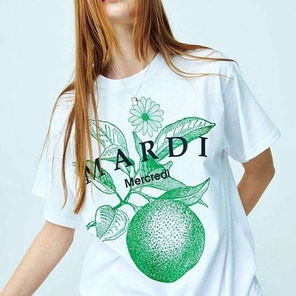 Mardi Mercredi Orange Tree Tshirt