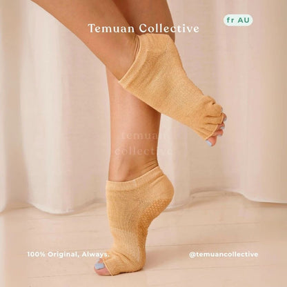 MoveActive Toeless Non Slip Grip Socks