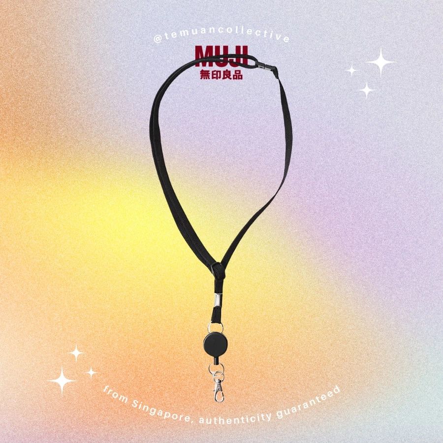 MUJI Japan Reel Strap For Card Case Holder