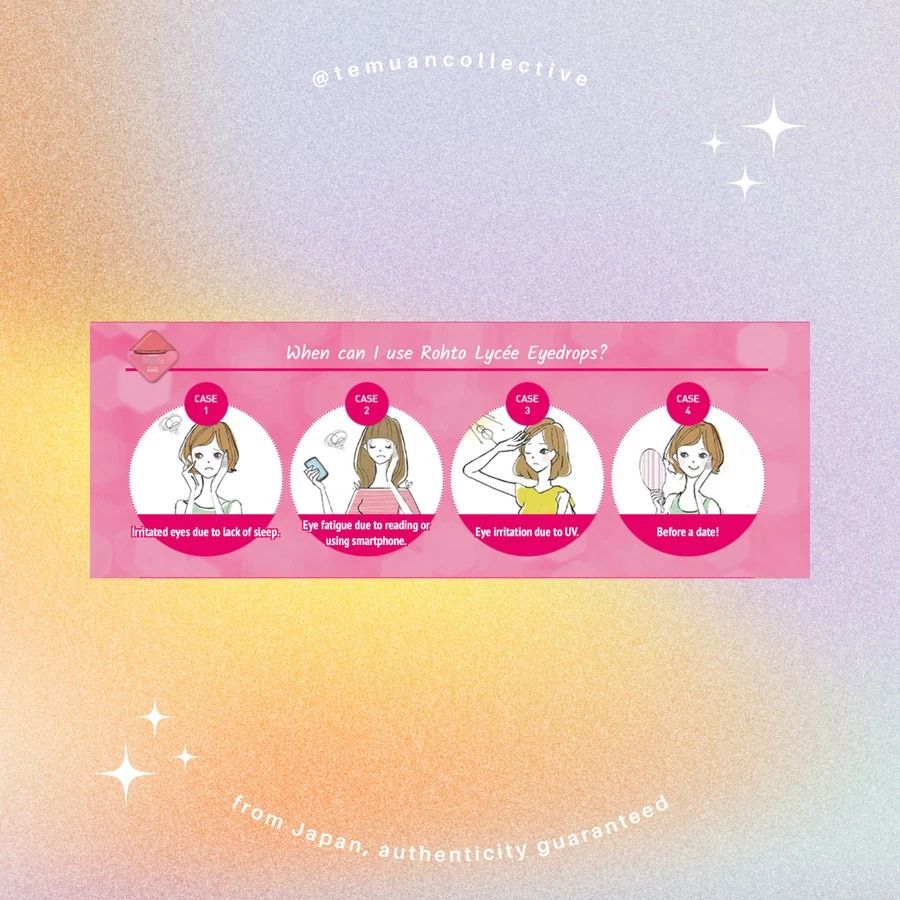 ROHTO Lycée Eyedrops for Fatigued Tired Eyes