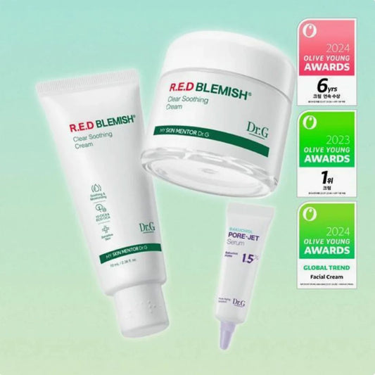 Dr.G Red Blemish Clear Soothing Cream 70ml set