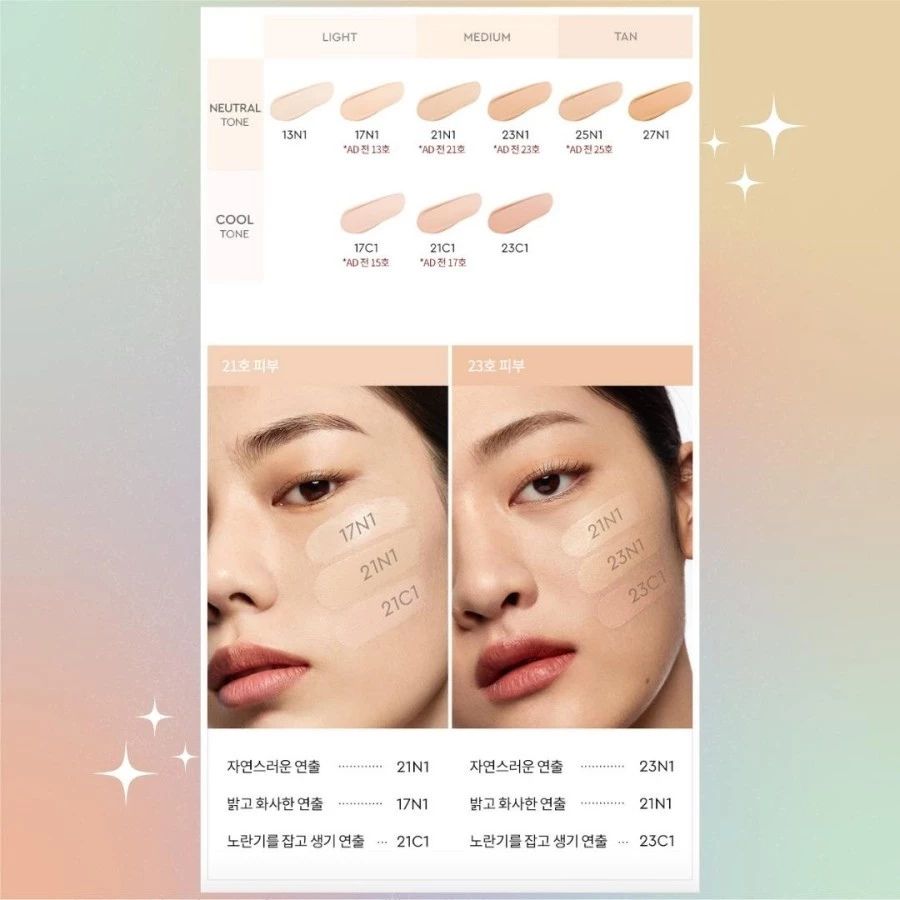 HERA Black Cushion Luxury Foundation with Refill Set