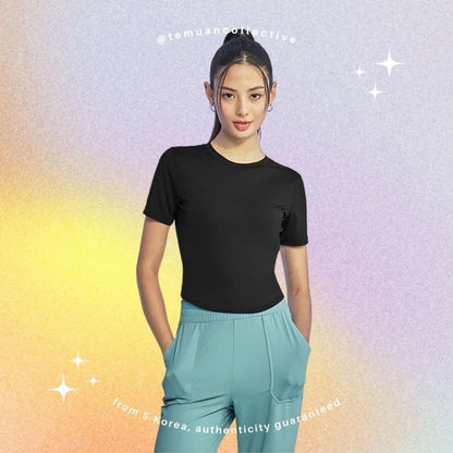 XEXYMIX Ice Feather Crop Short Sleeve