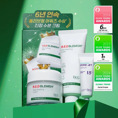 Dr.G Red Blemish Clear Soothing Cream 70ml set