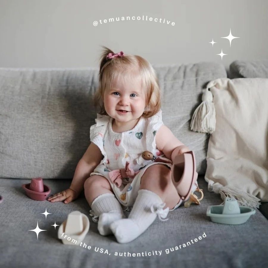 MUSHIE Bath Boats Original Set of 5 Stackable