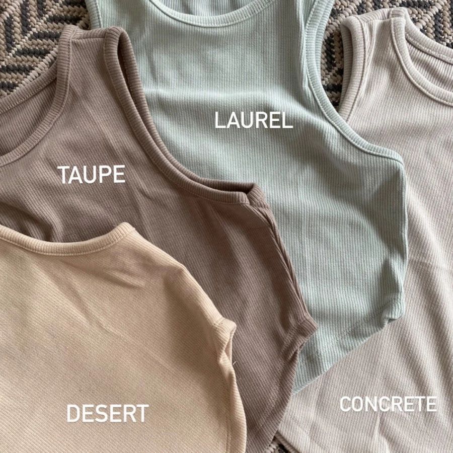 Basic Ribbed Sleeveless Crop Top