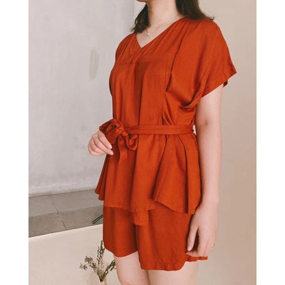 Viscose Shorts Set Breast feeding friendly