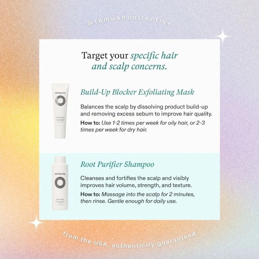 NUTRAFOL Root Purifier Scalp Shampoo for Thinning Hair