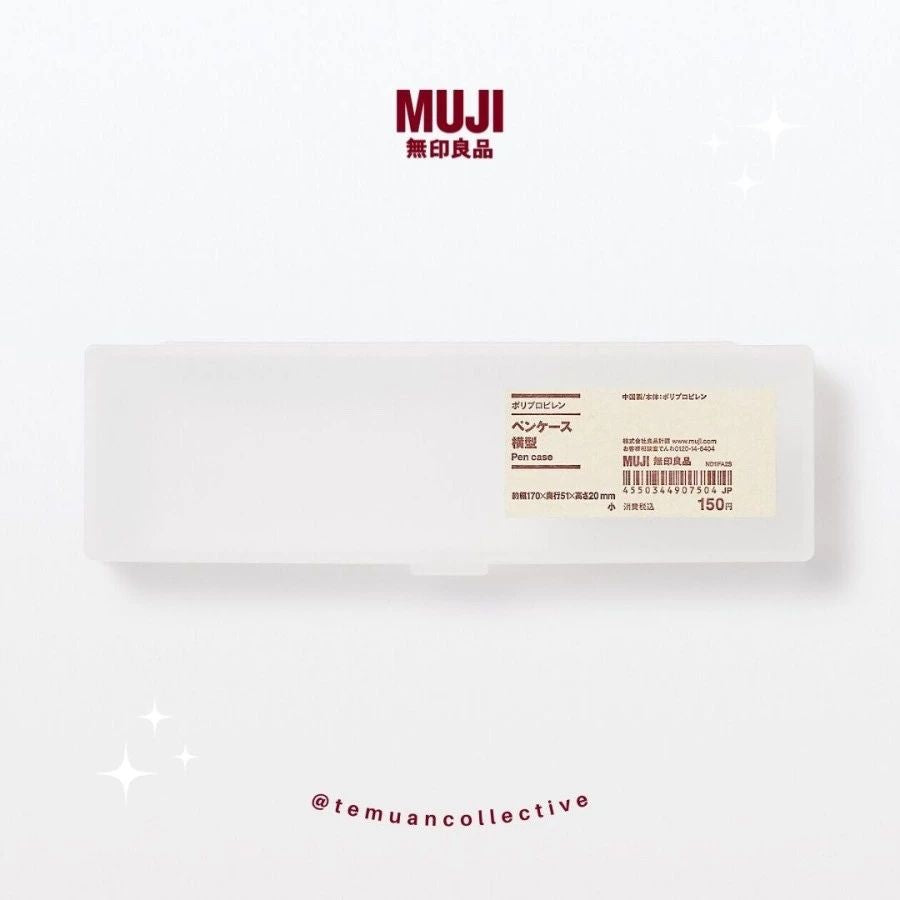MUJI Polypropylene Pen Case Horizontal