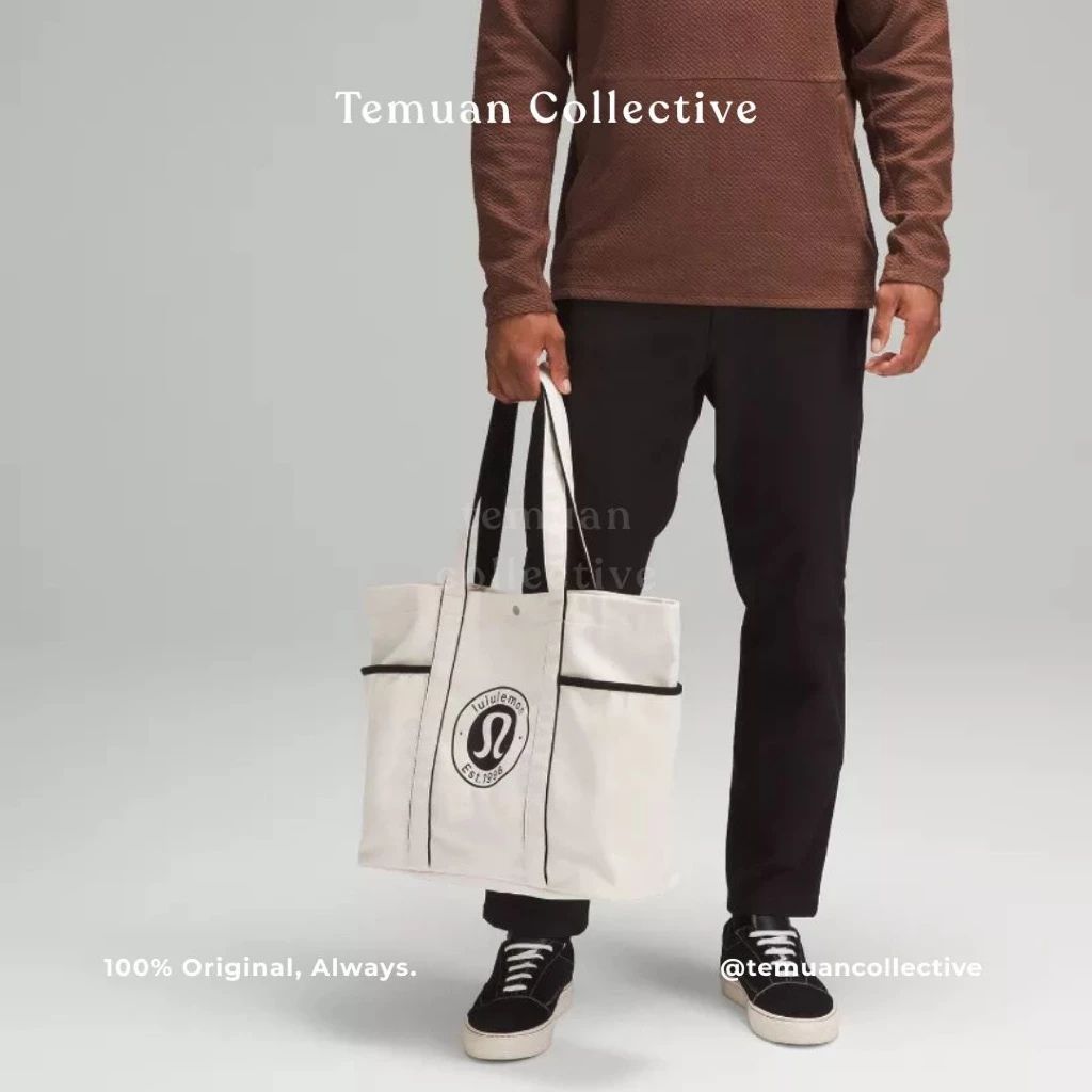 Lululemon Daily Multi-Pocket Canvas Tote Bag 20L