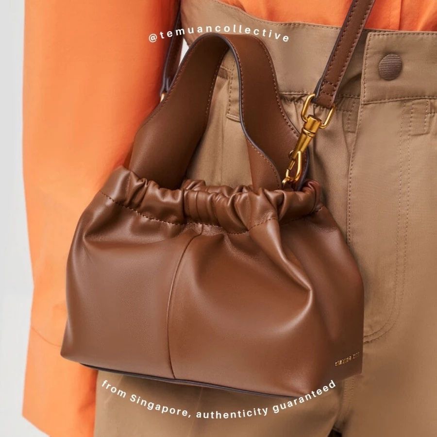 C&K ALLY Ruched Slouchy Bag