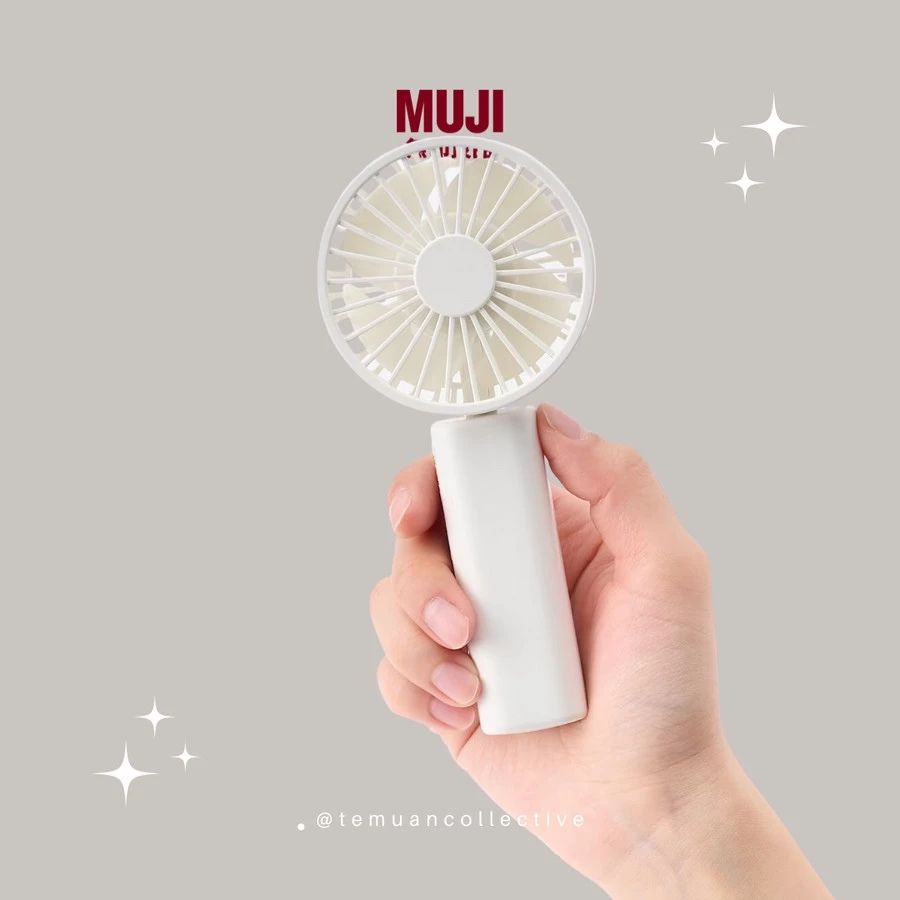 MUJI Rechargeable Compact Handheld Fan