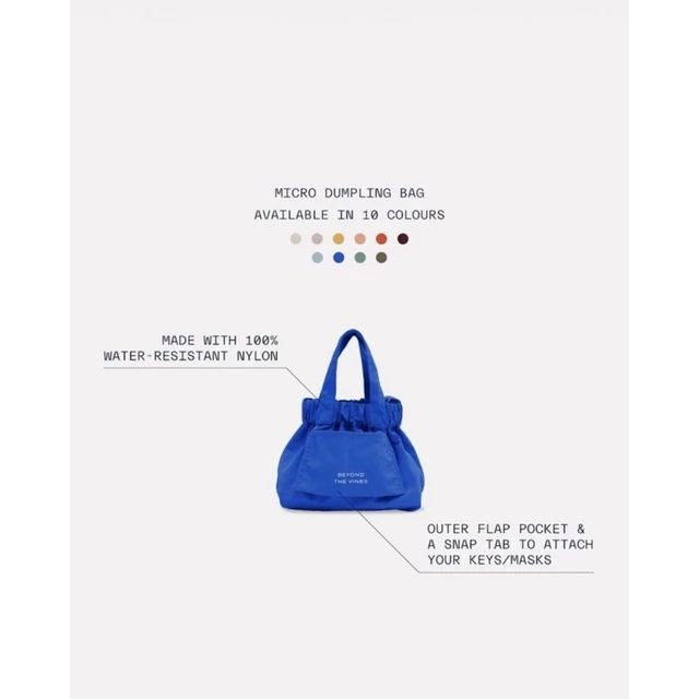 Beyond the Vines Micro Dumpling Bag