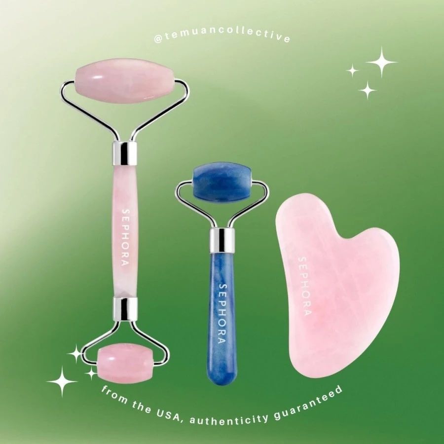 SEPHORA USA Aventurine Facial Roller Guasha Skincare Tools