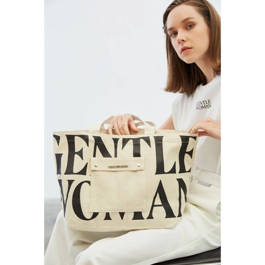 Gentle Woman Plain Wall Tote